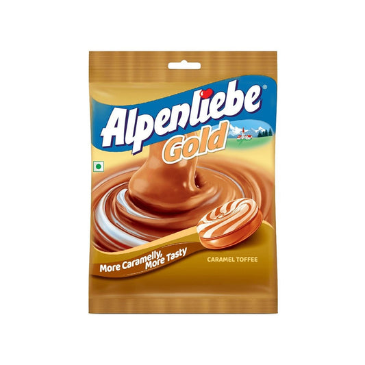 Alpenliebe Gold Caramel Toffee Pack (90 Pieces) : 351 g