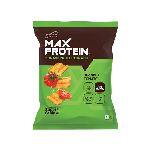 RiteBite Max Protein Spanish Tomato Chips : 60 g