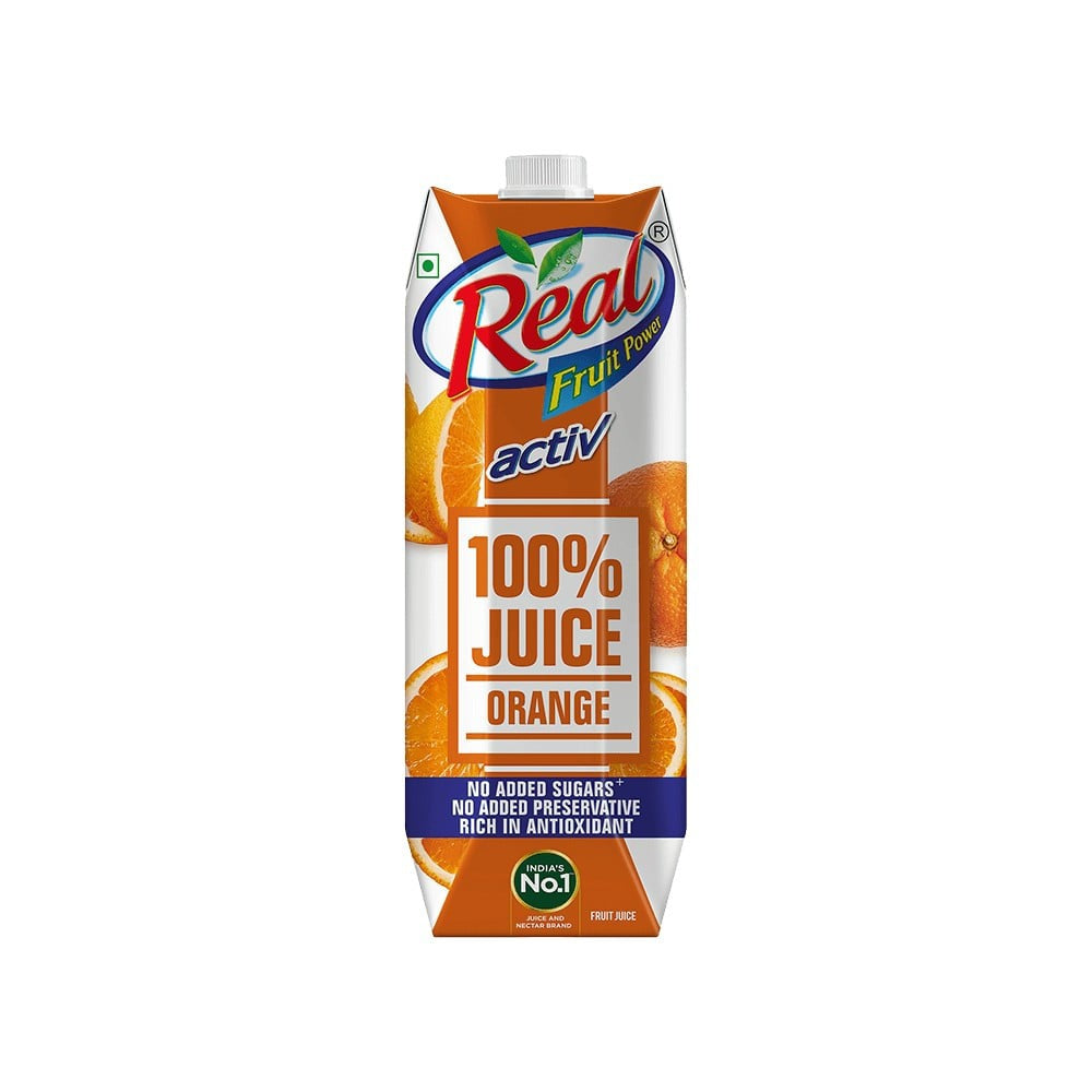 Real Activ Orange Juice - Pack of 2 : 2 x 1 ltr