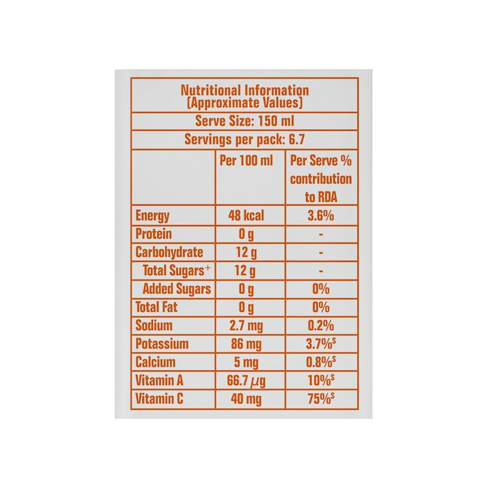 Real Activ Orange Juice - Pack of 2 : 2 x 1 ltr