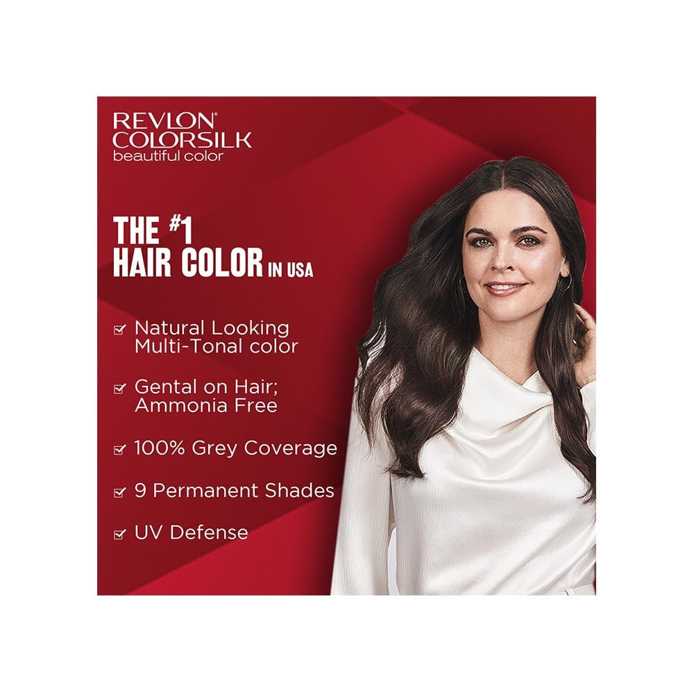 Revlon Colorsilk Hair Colour with Keratin (Dark Brown) : 1 pack