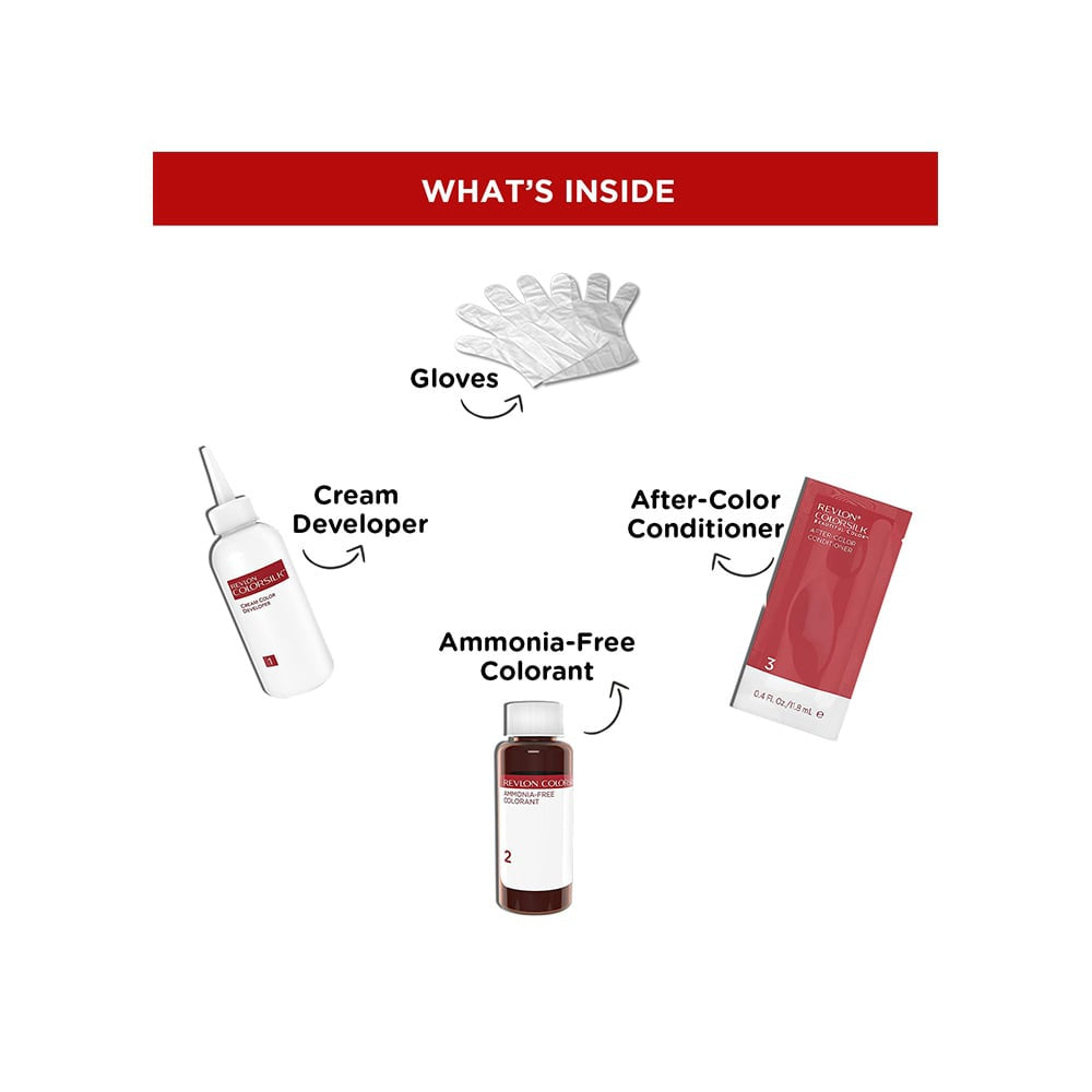 Revlon Colorsilk Hair Colour with Keratin (Dark Brown) : 1 pack