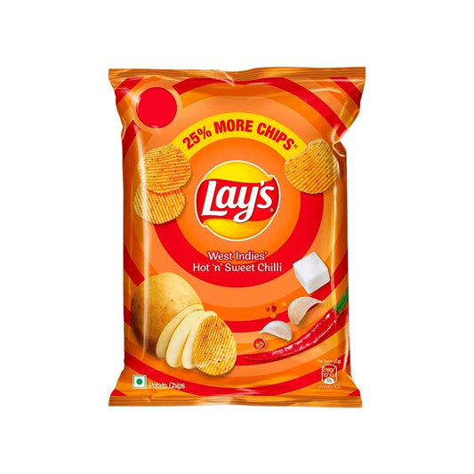 Lay's West Indies Hot n Sweet Chilli Flavour Potato Chips : 48 g
