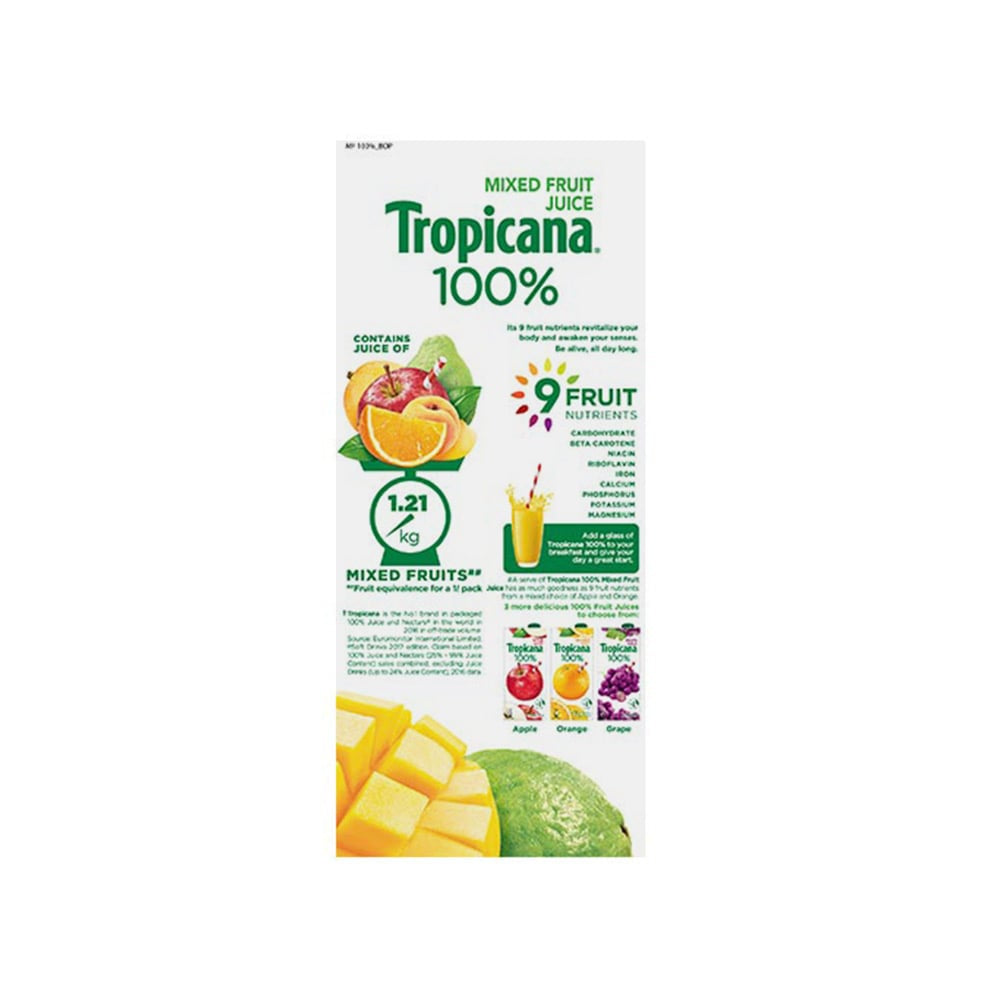 Tropicana Mixed Fruit Juice - Pack of 2 : 2 x 1 ltr