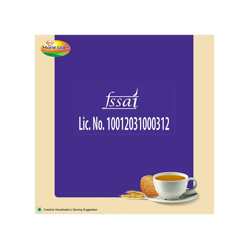 Sunfeast Marie Light Active Marie Biscuits - Pack of 2 : 2 x 186 g