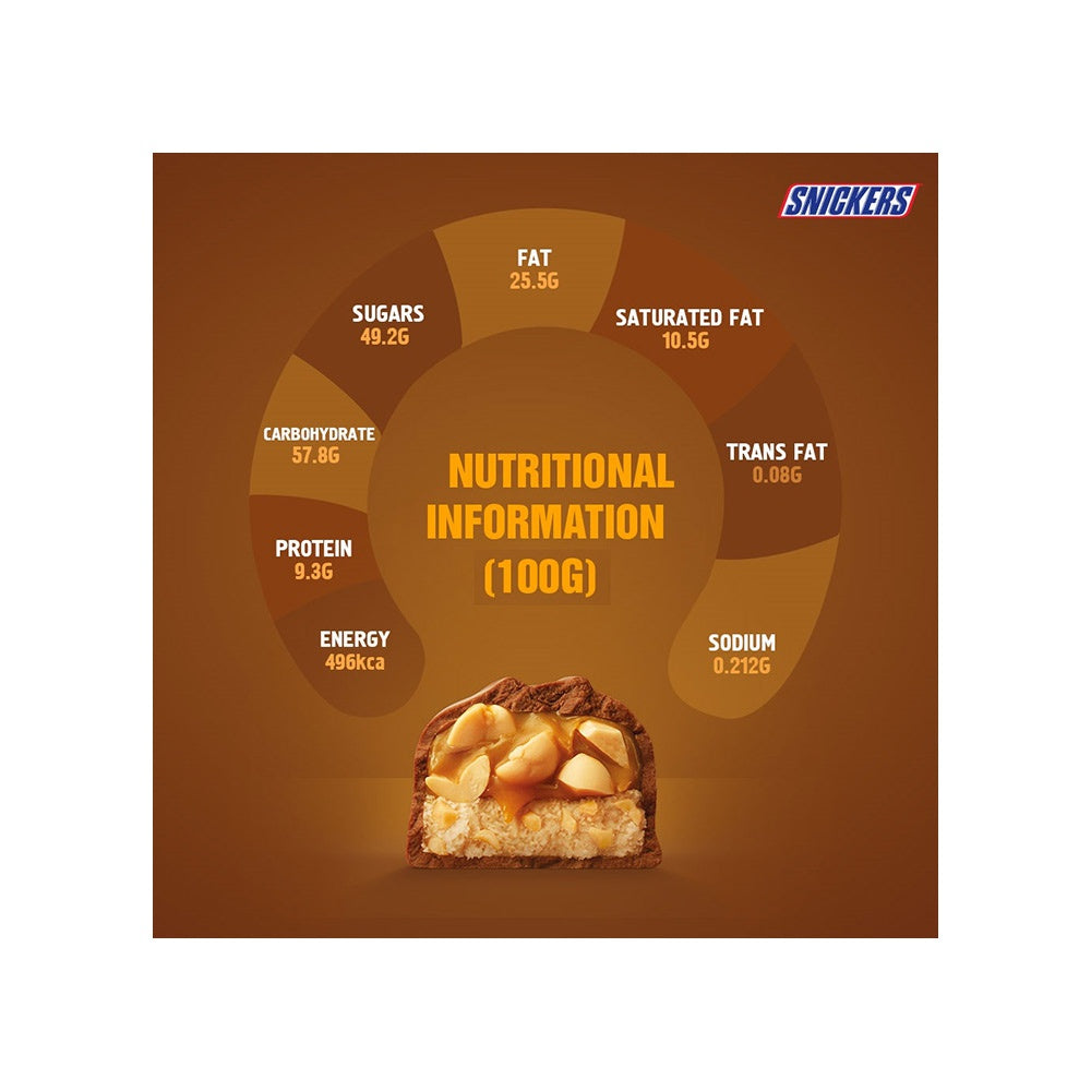 Snickers Peanut Filled Bar - Pack of 3 : 3 x 45 g