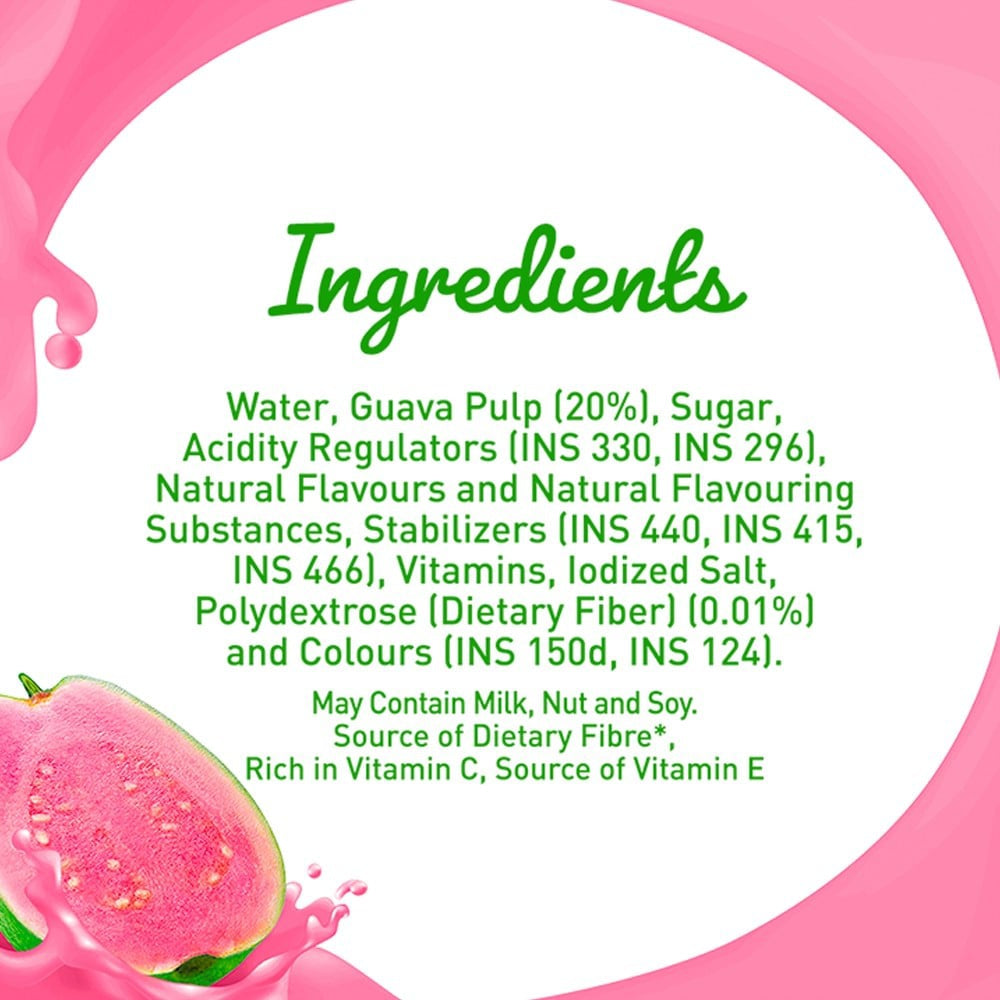 B Natural Guava Juice : 1 ltr