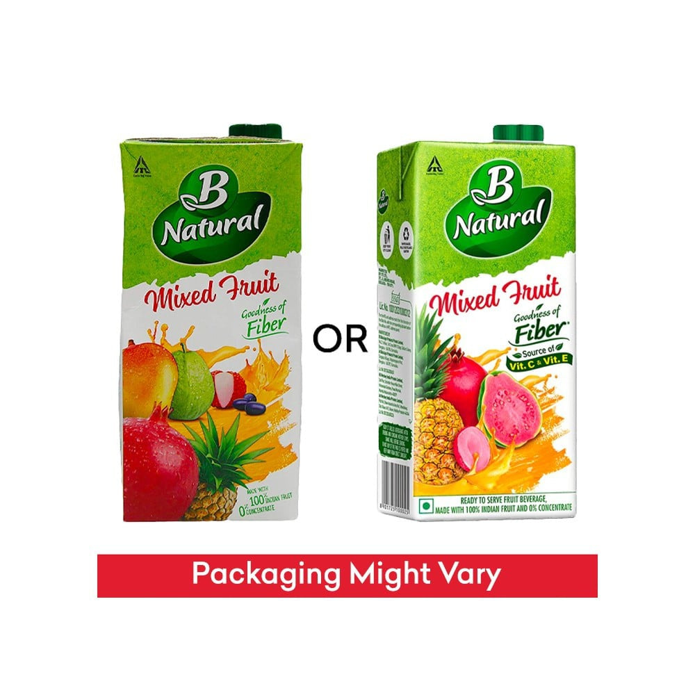 B Natural Mixed Fruit Juice : 1 ltr