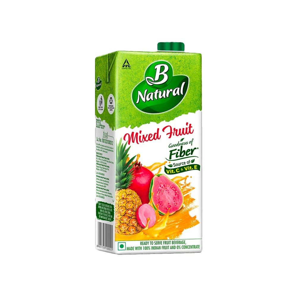 B Natural Mixed Fruit Juice : 1 ltr