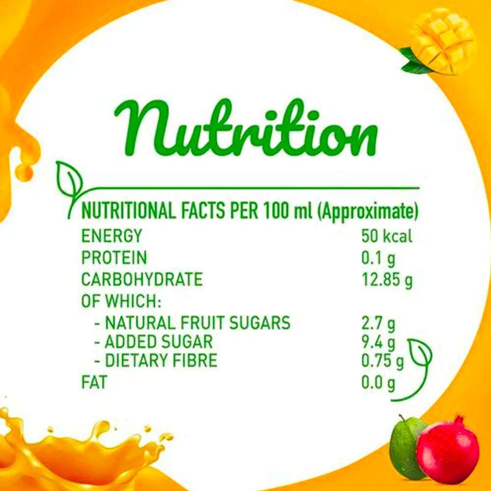 B Natural Mixed Fruit Juice : 1 ltr