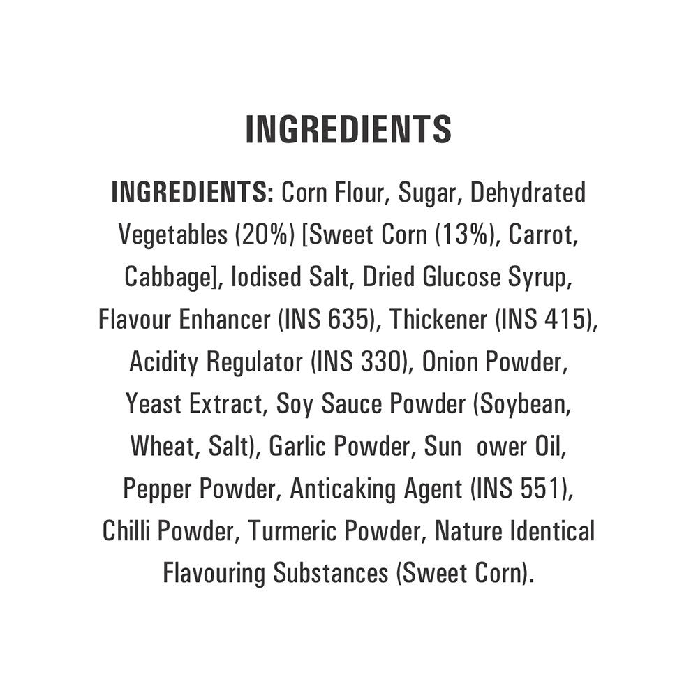 Ching's Secret Sweet Corn Veg Soup : 55 g