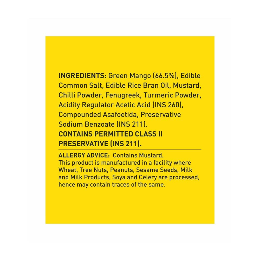 Ram Bandhu Mango Pickle : 350 g