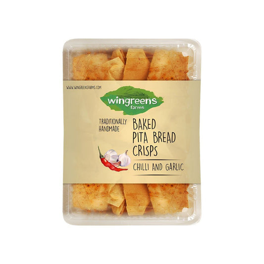 Wingreens Farms Chilli and Garlic Pita Chips : 100 g