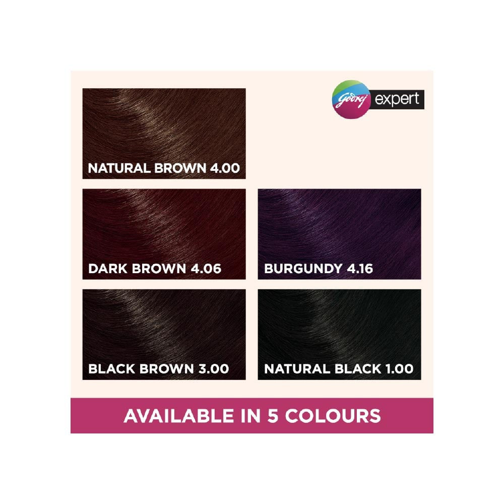 Godrej Expert Hair Colour for Women & Men (Natural Brown) : 20 g + 20 ml