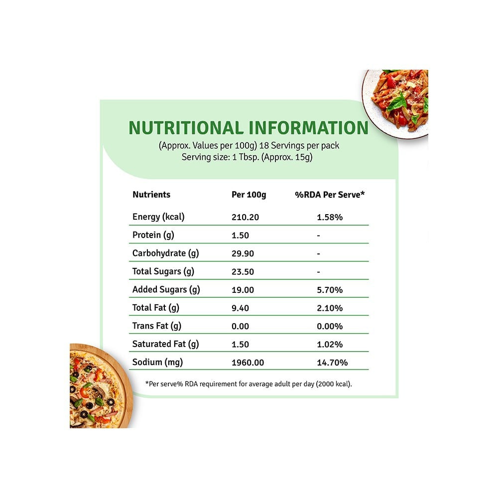 Veeba Pizza & Pasta Sauce - Herby Tomato : 280 g