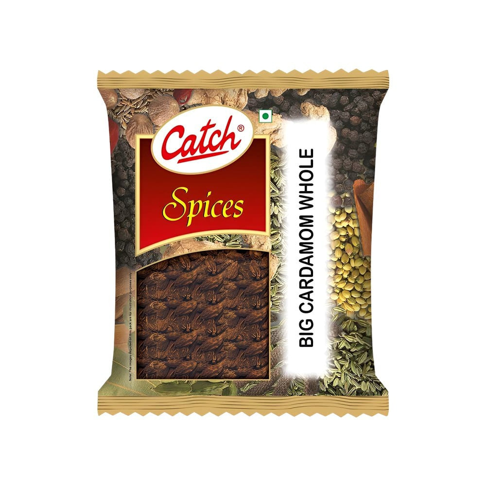 Catch Big Black Cardamom Whole : 50 g