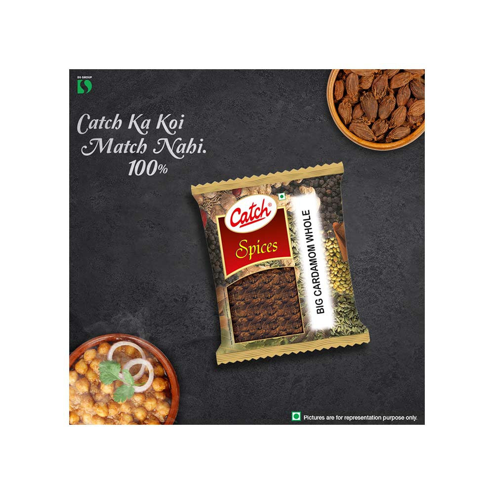 Catch Big Black Cardamom Whole : 50 g