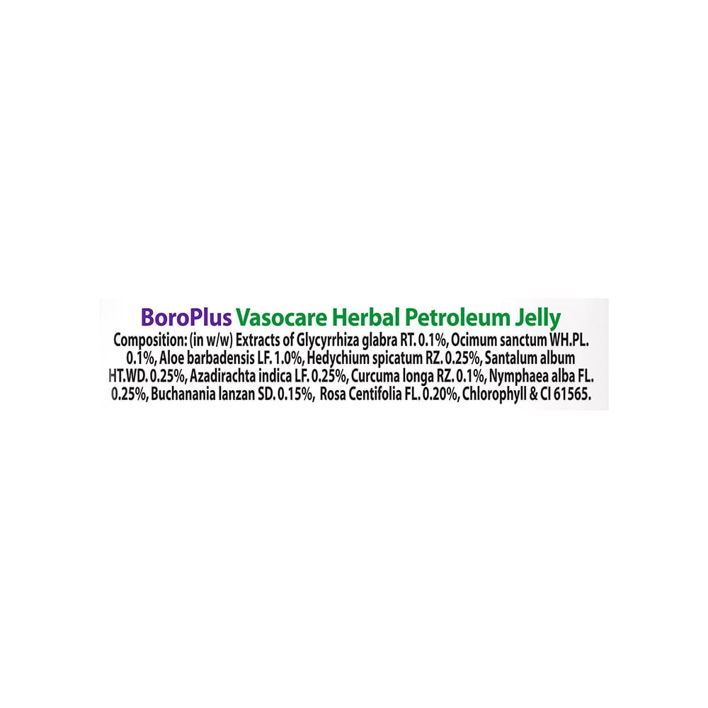 Boroplus Vasocare Herbal Petroleum Jelly : 50 ml