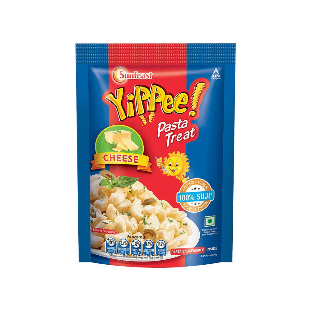Yippee Instant Pasta Treat - Cheese - Pack of 2 : 2 x 65 g