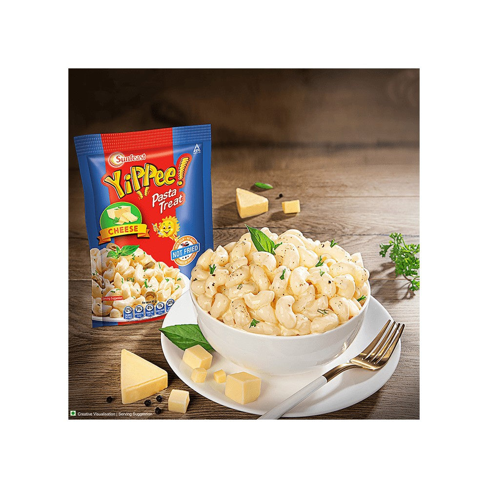 Yippee Instant Pasta Treat - Cheese - Pack of 2 : 2 x 65 g
