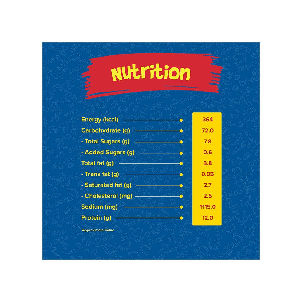 Yippee Instant Pasta Treat - Cheese - Pack of 2 : 2 x 65 g