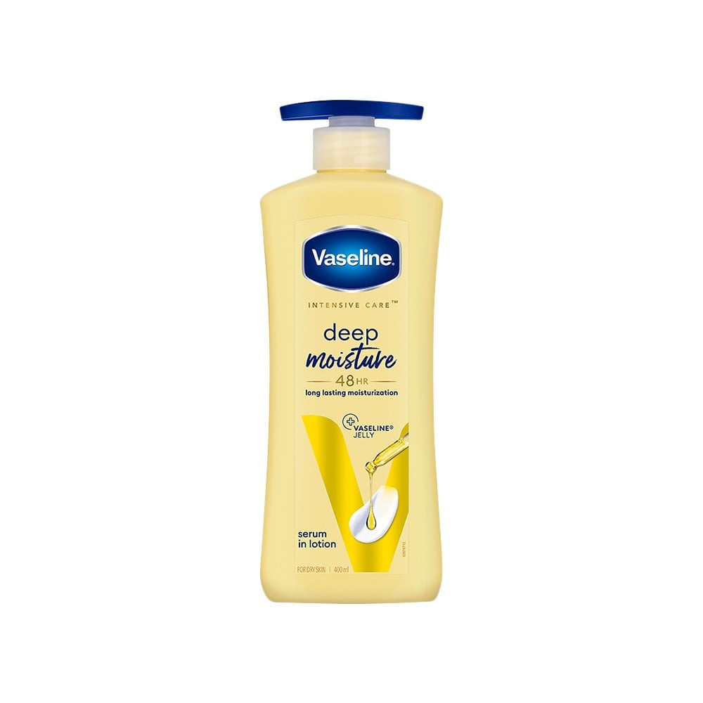 Vaseline Intensive Care Deep Body Lotion (Long Lasting Moisturization For Healthy, Glowing Skin) : 400 ml
