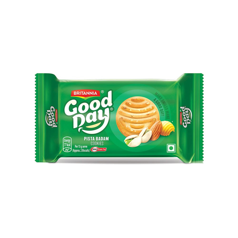 Britannia Good Day Pista Badam Biscuit - Pack of 2 : 2 x 200 g