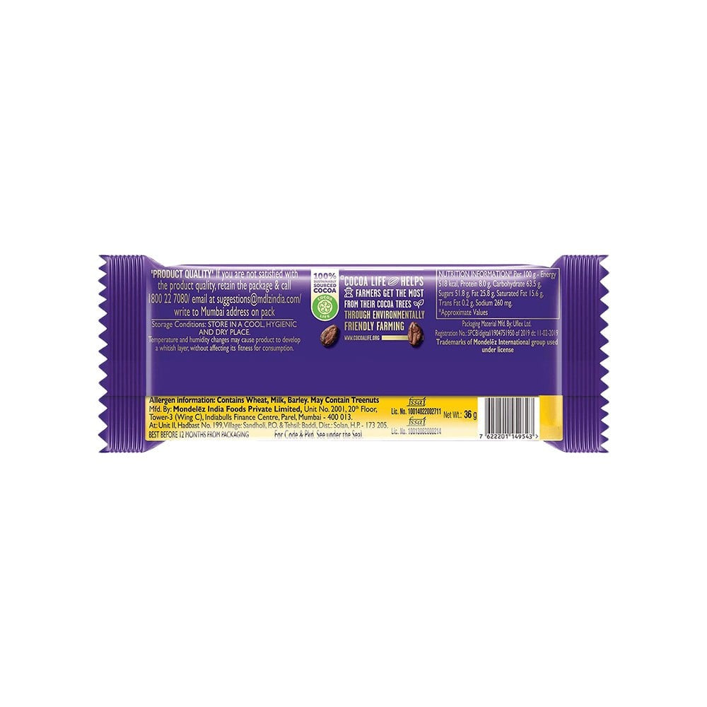 Cadbury Dairy Milk Crackle Milk Chocolate Bar - Pack of 2 : 2 x 36 g