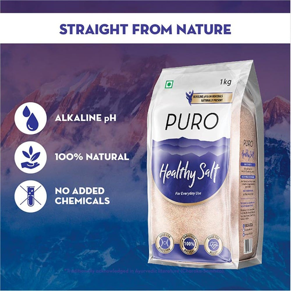 Puro Healthy Rock Salt (Sendha Namak) : 1 kg