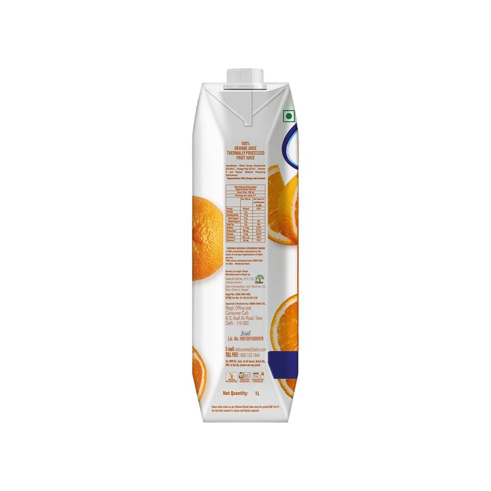 Real Activ Orange Juice - Pack of 3 : 3 x 1 ltr
