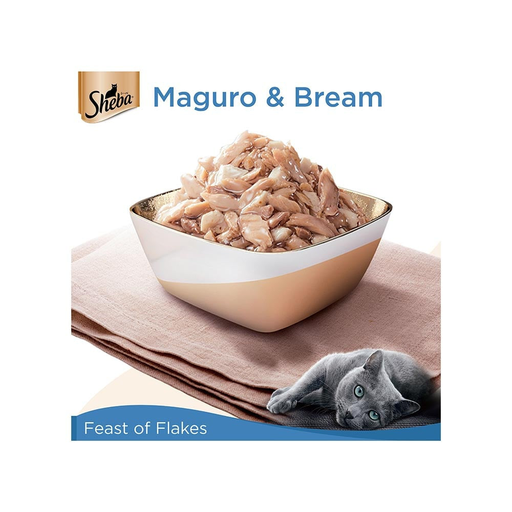 Sheba Rich - Wet Cat Food - Fish Mix Maguro & Bream : 35 g