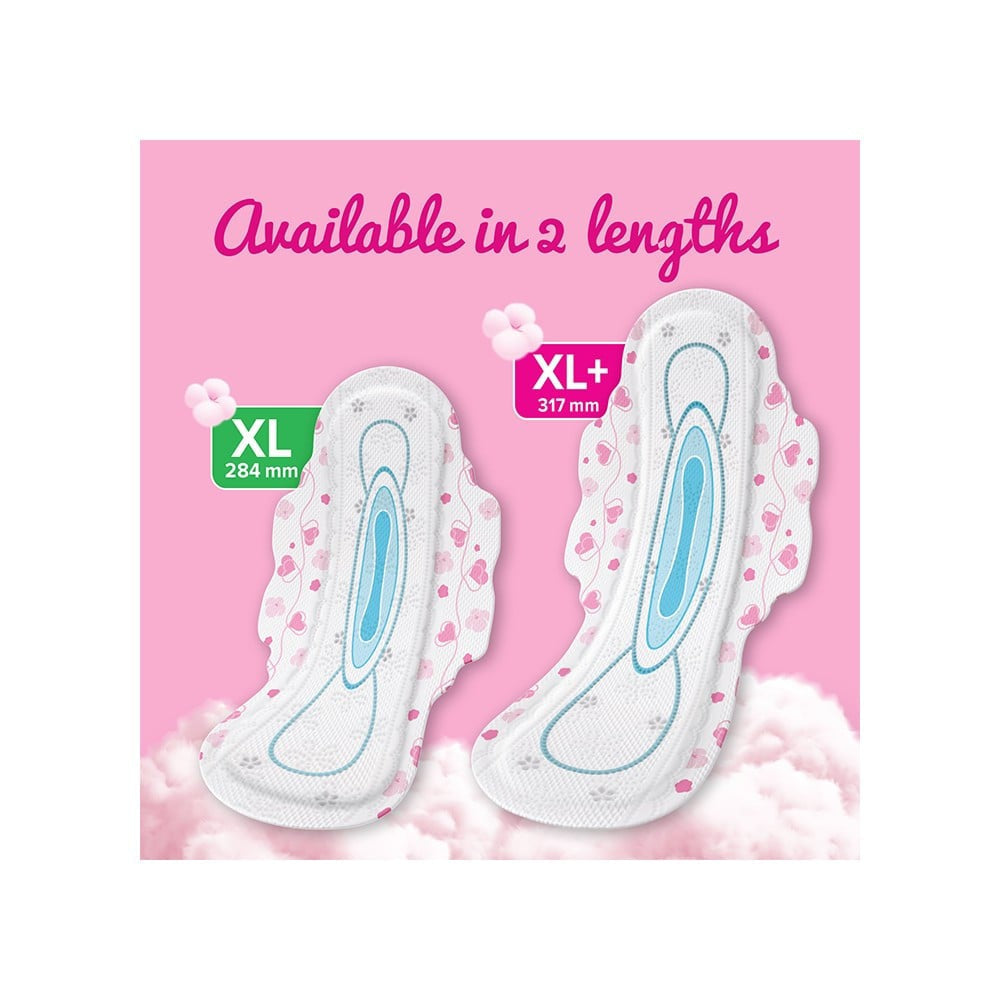 Whisper Ultra Skin Love Soft Sanitary Pads (XL) : 50 pieces