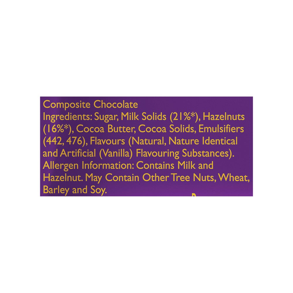 Cadbury Dairy Milk Silk Hazelnut Flavoured Chocolate Bar : 143 g