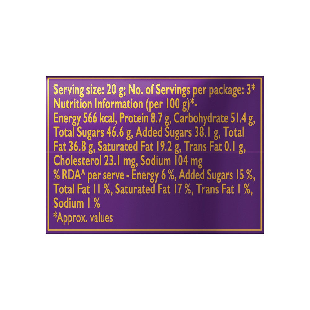 Cadbury Dairy Milk Silk Hazelnut Flavoured Chocolate Bar : 58 g