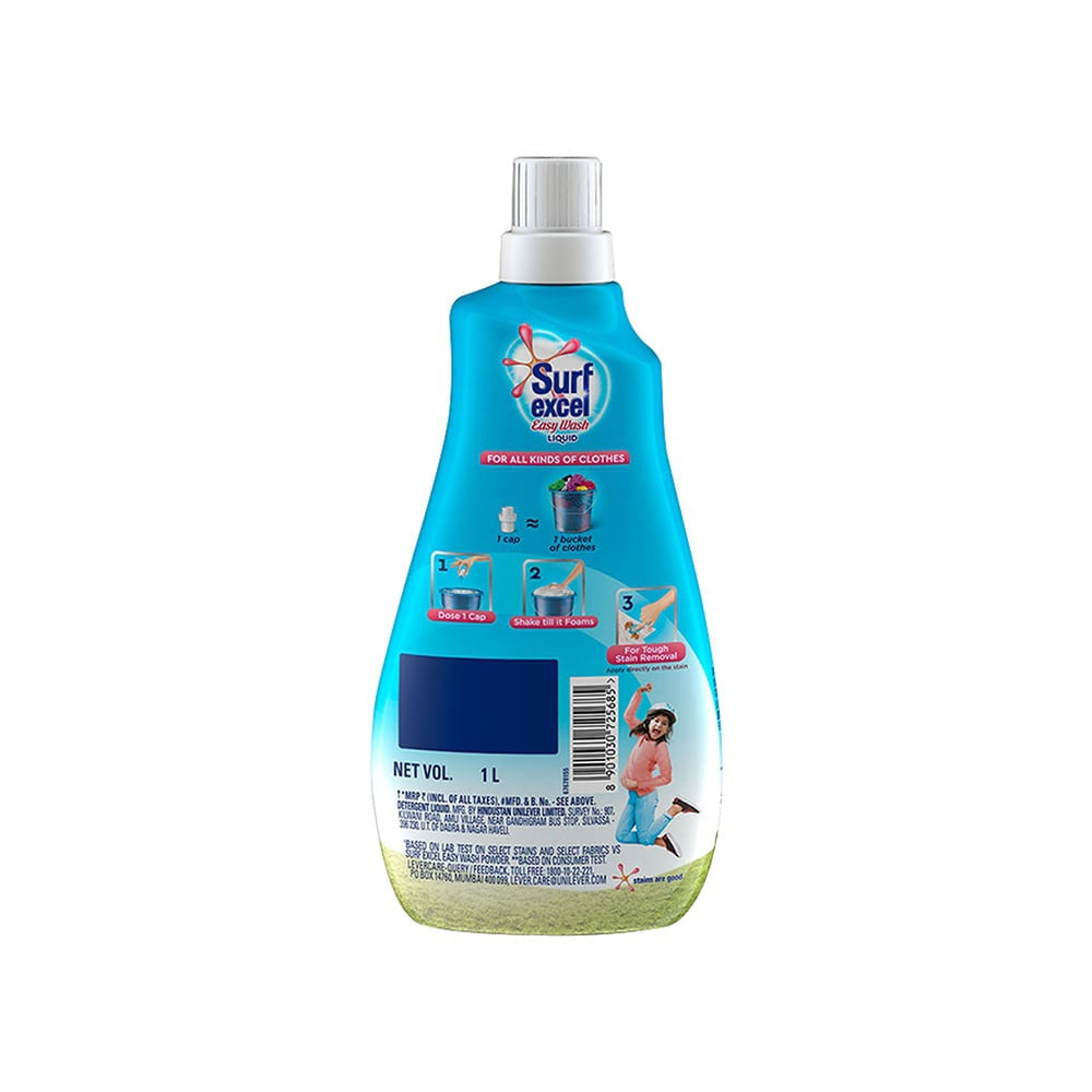 Surf Excel Easy Wash Liquid Detergent : 1 ltr
