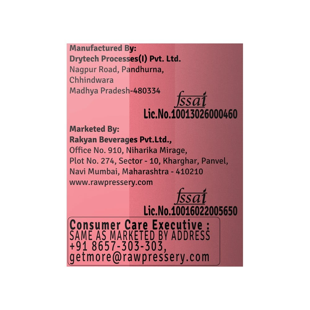 Raw Pressery Mixed Fruit Juice : 1 ltr