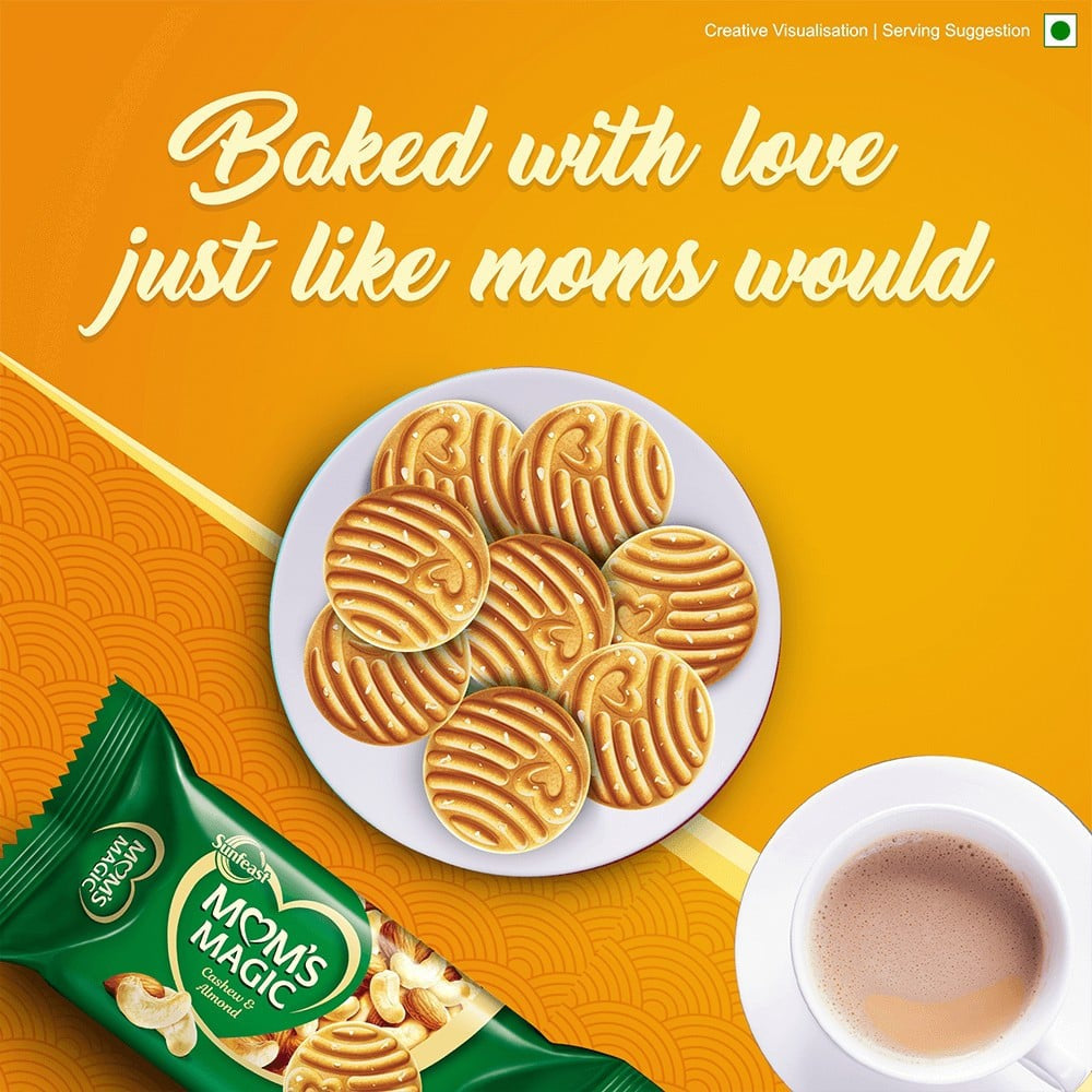 Sunfeast Mom's Magic Biscuit - Cashew & Almond Cookies : 584 g