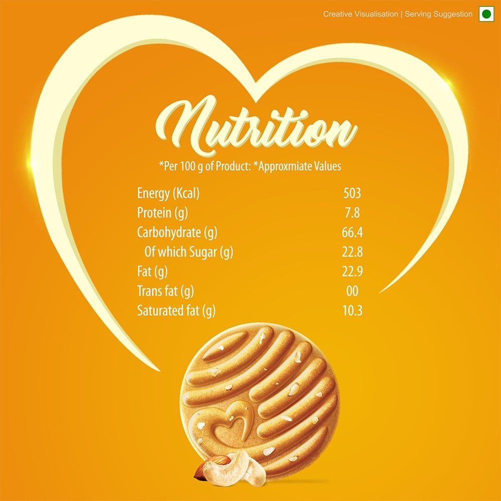Sunfeast Mom's Magic Biscuit - Cashew & Almond Cookies : 584 g