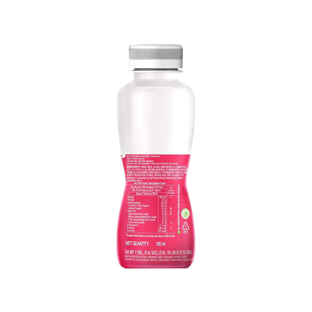 Britannia Winkin Cow Strawberry Thick Milkshake : 180 ml