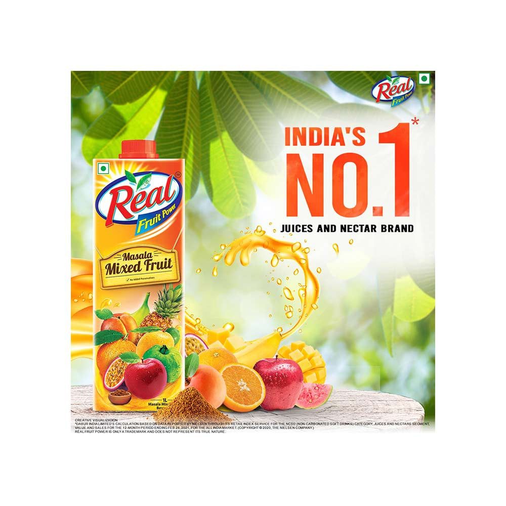 Real Fruit Power Masala Mixed Fruit Juice : 1 l