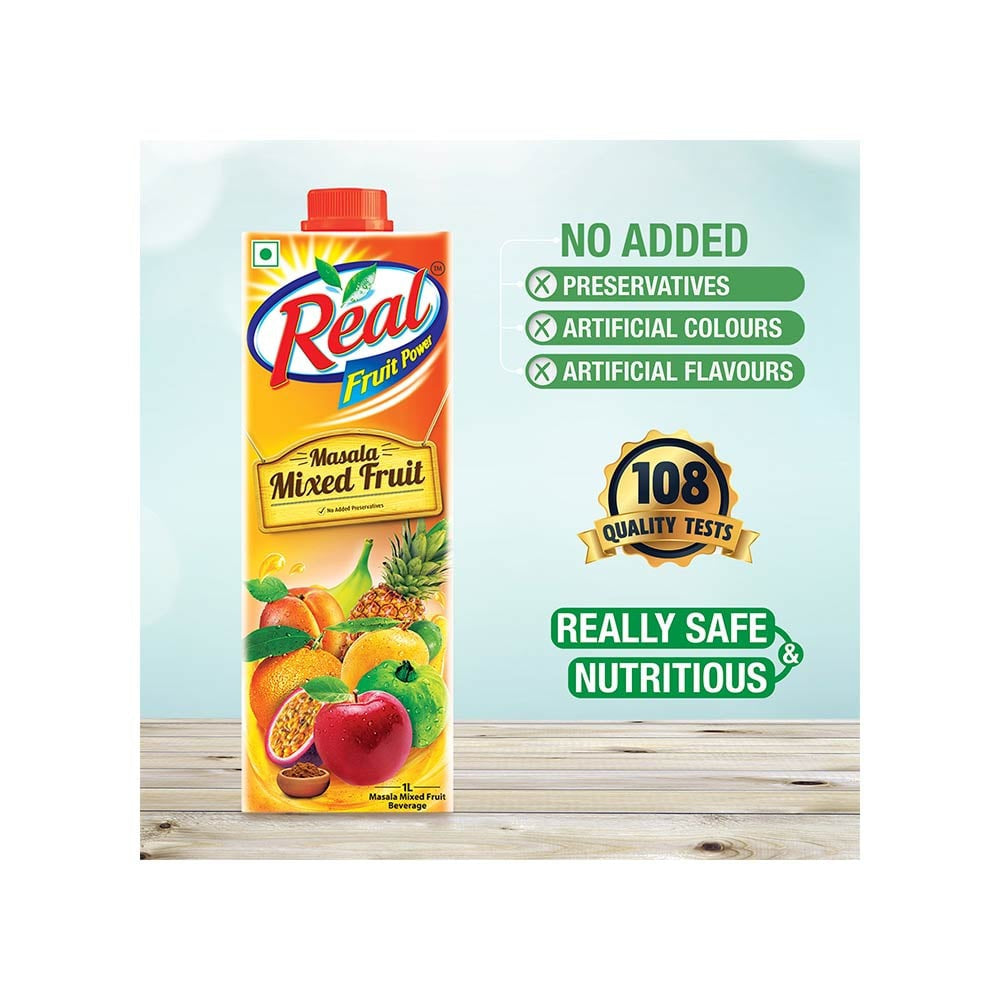 Real Fruit Power Masala Mixed Fruit Juice : 1 l