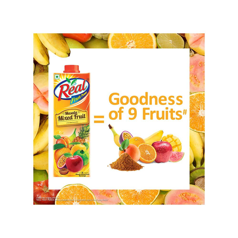 Real Fruit Power Masala Mixed Fruit Juice : 1 l