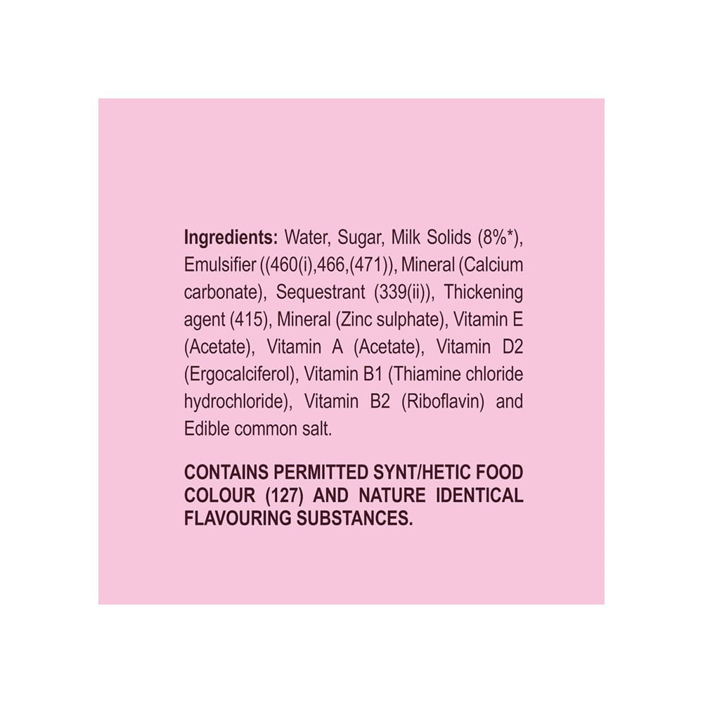 Hershey's Strawberry Flavour Milkshake - Pack of 2 : 2 x 180 ml