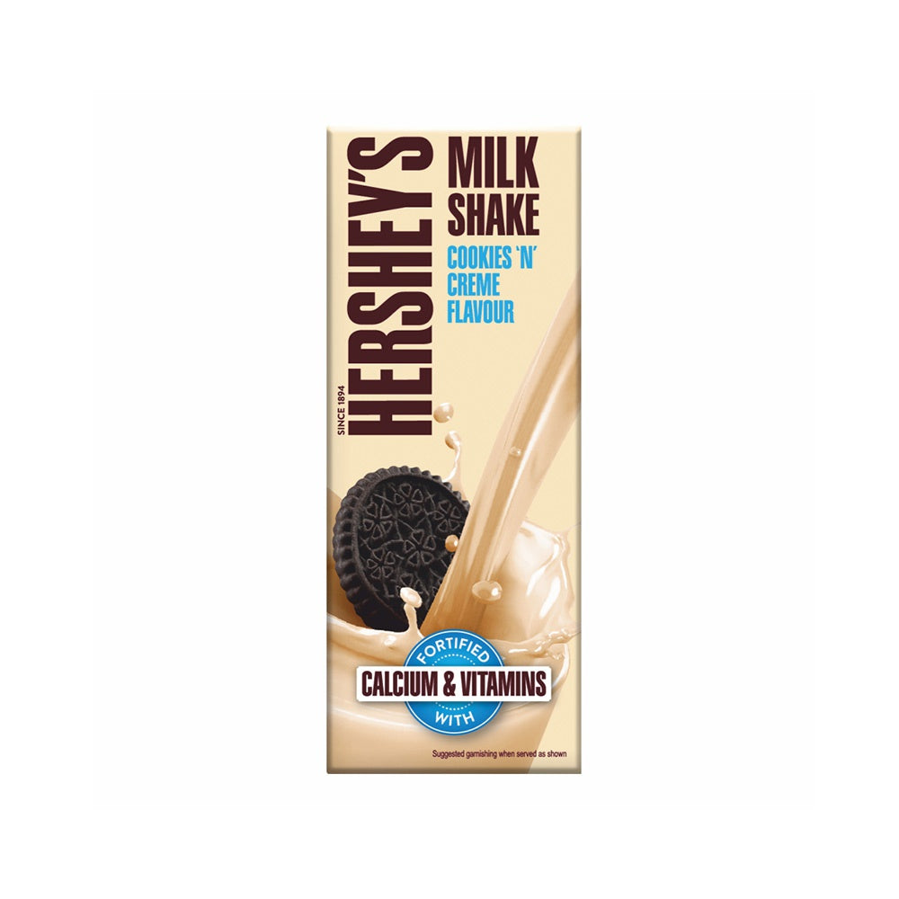 Hershey's Cookies 'n' Creme Flavour Milkshake - Pack of 2 : 2 x 180 ml