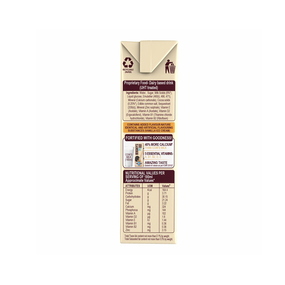 Hershey's Cookies 'n' Creme Flavour Milkshake - Pack of 2 : 2 x 180 ml