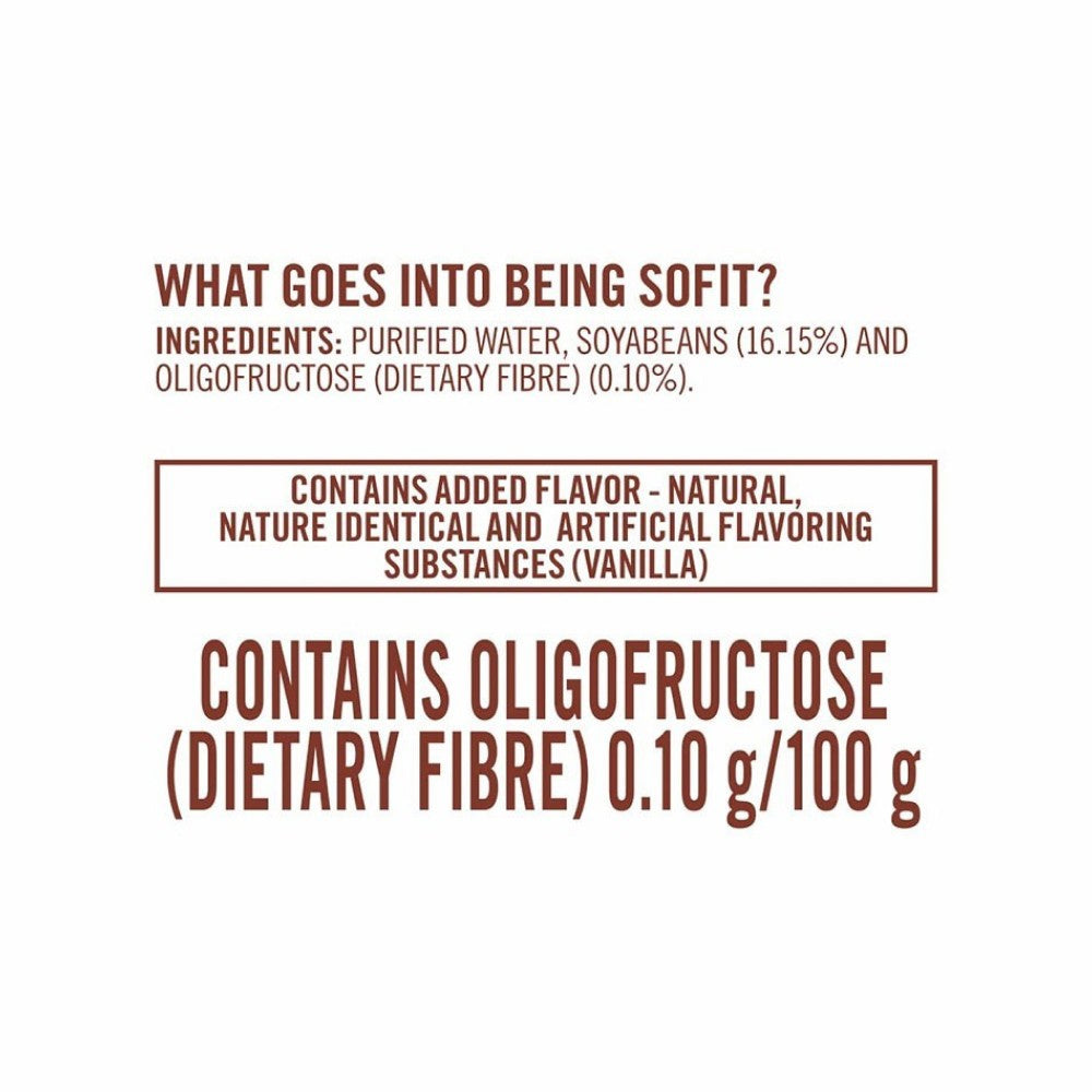 Sofit Natural Soy Beverage (Sugar Free, Vegan) - Pack of 2 : 2 x 1 ltr
