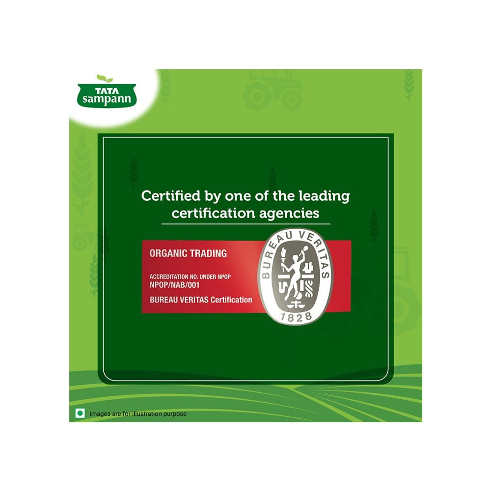 Tata Sampann Organic Chana Dal Unpolished : 500 g