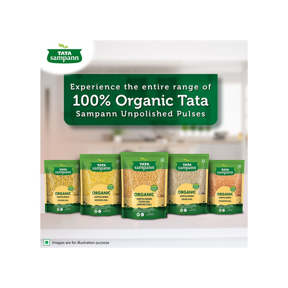 Tata Sampann Organic Kabuli Chana Unpolished : 500 g