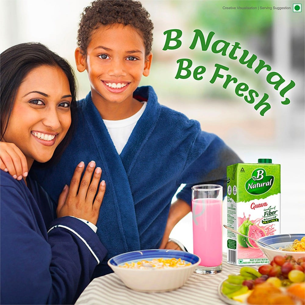 B Natural Guava Juice - Pack of 2 : 2 x 1 ltr