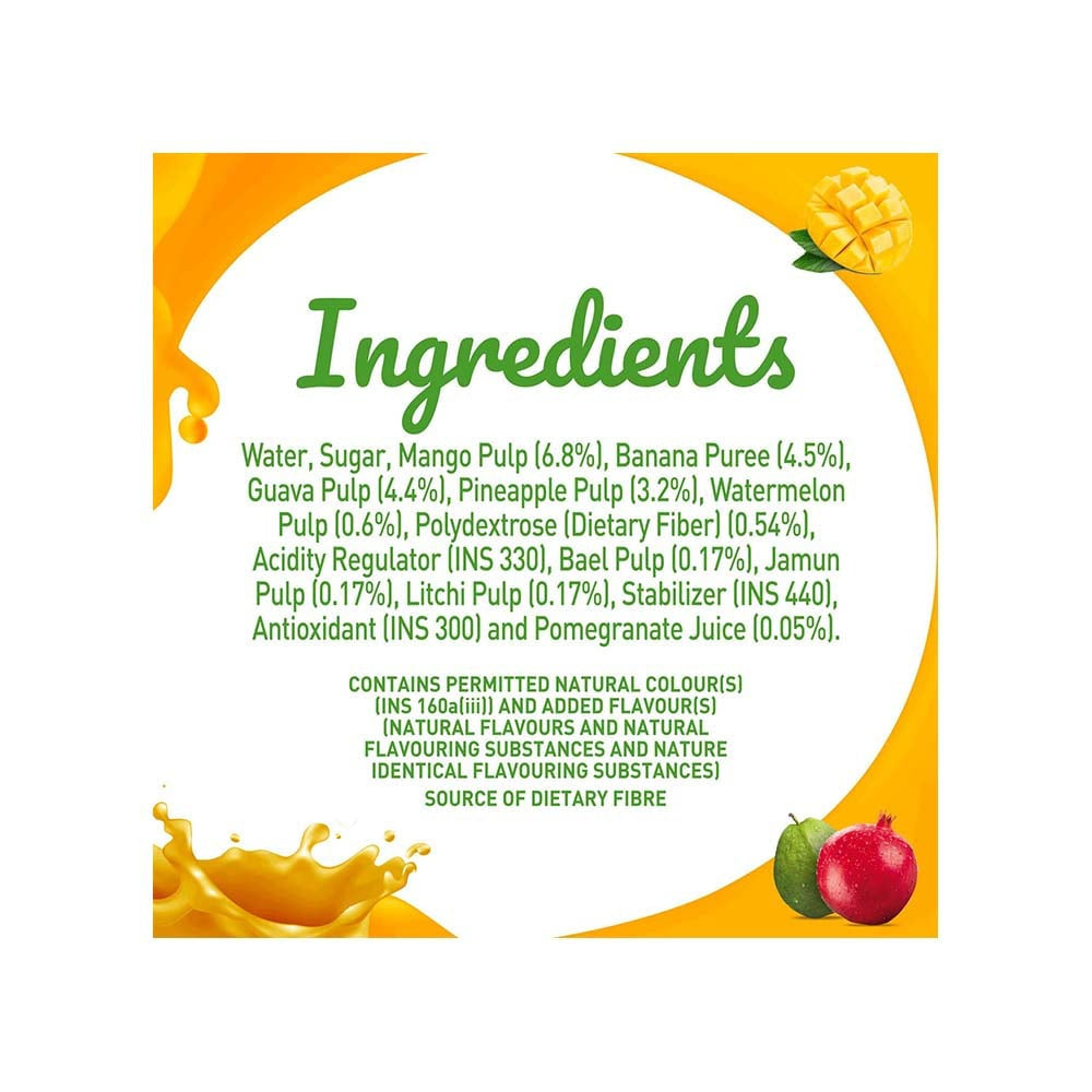 B Natural Mixed Fruit Juice - Pack of 2 : 2 x 1 ltr